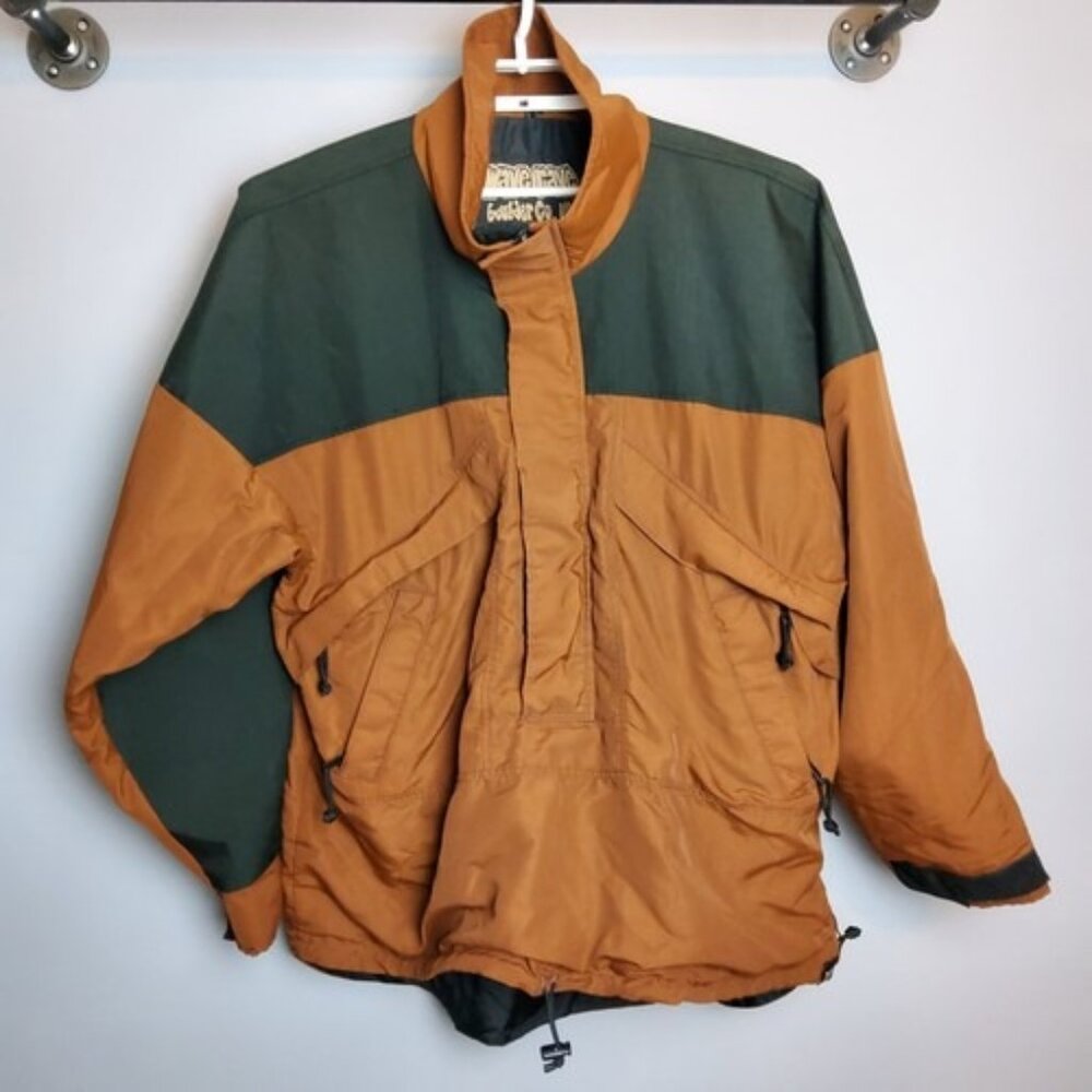 Vintage Wave Rave Brown Snowboarding Ski Jacket FADED SIZE TAG SEE MEASUREMENTS